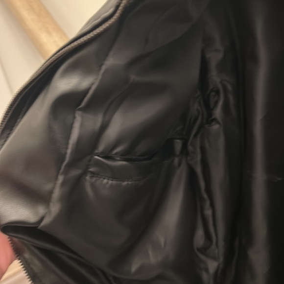 Faux leather jacket for men - Picture 3 of 5